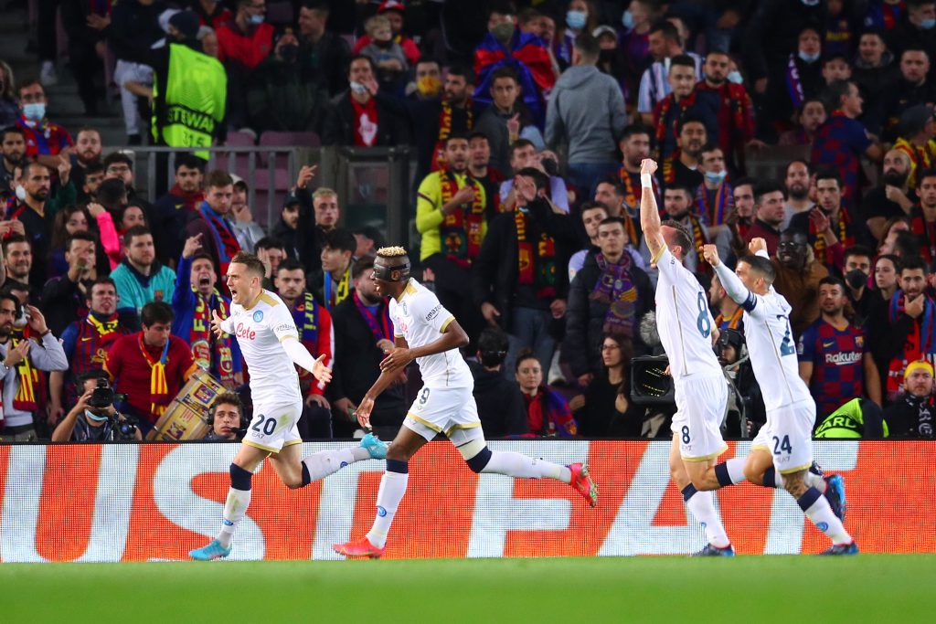 FC Barcelona v SSC Napoli: Knockout Round Play-Off Leg One - UEFA Europa League