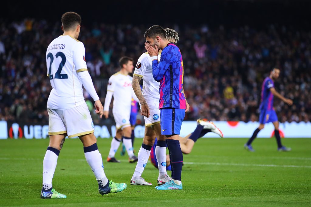 FC Barcelona v SSC Napoli: Knockout Round Play-Off Leg One - UEFA Europa League
