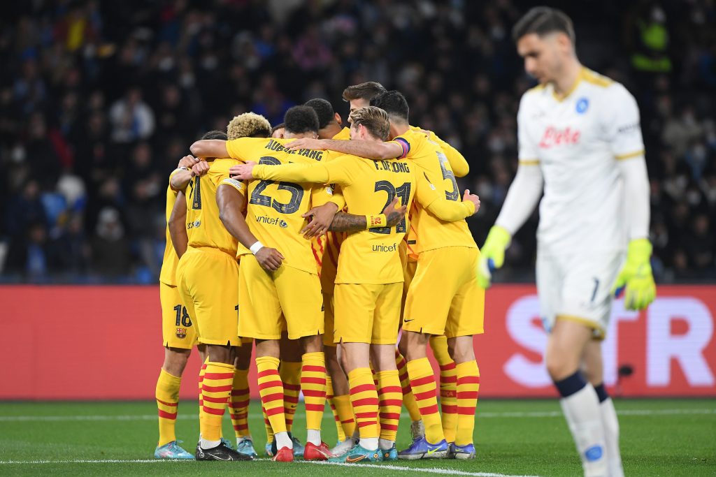 SSC Napoli v FC Barcelona: Knockout Round Play-Offs Leg Two - UEFA Europa League