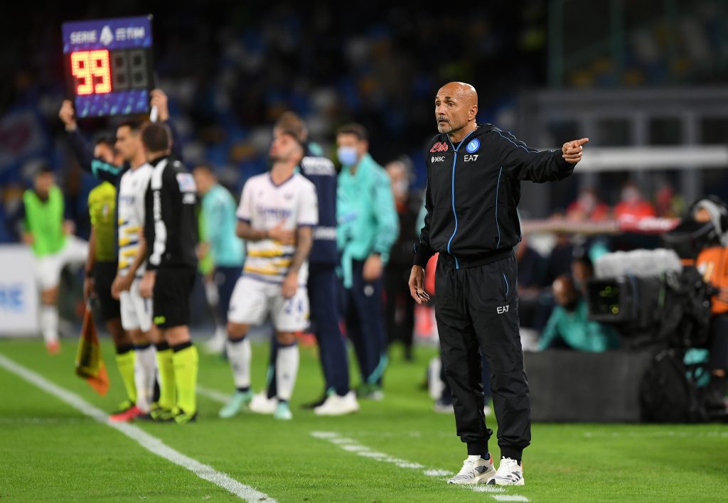 Spalletti, Napoli Hellas Verona