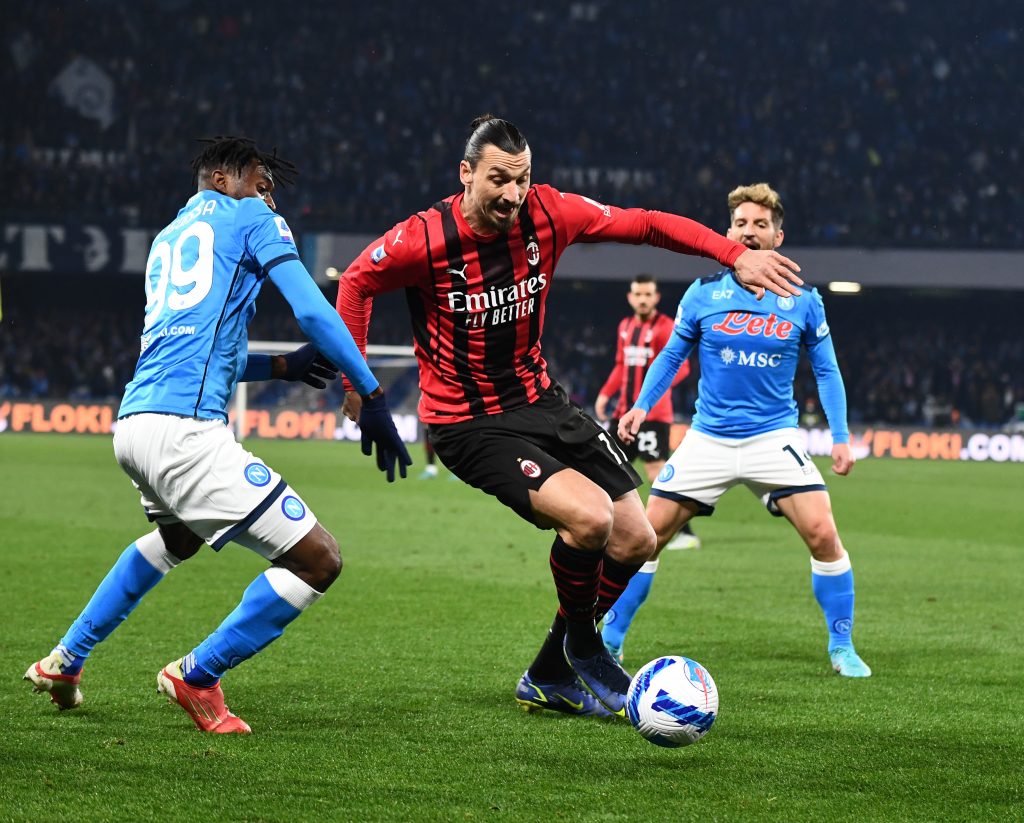 napoli milan ibrahimovic anguissa mertens