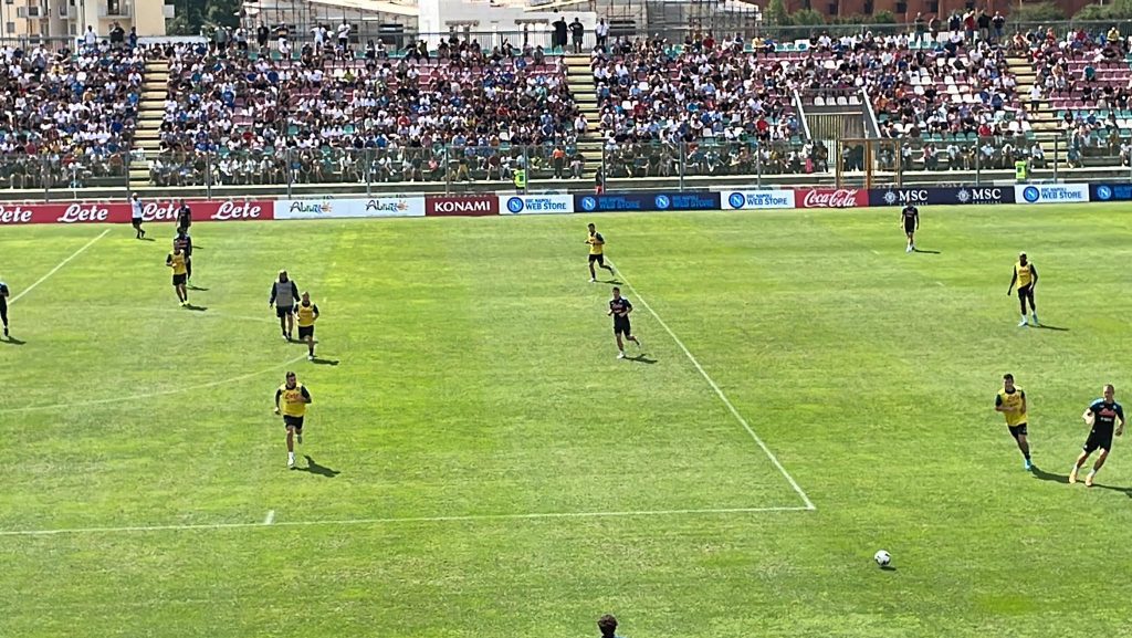napoli allenamento