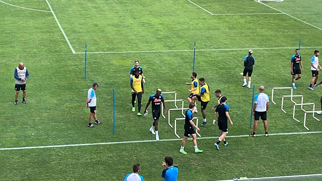 Napoli allenamento