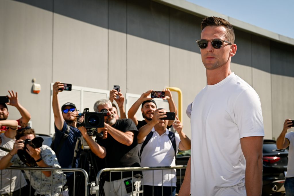 Juventus New Signing Arek Milik Medical Tests