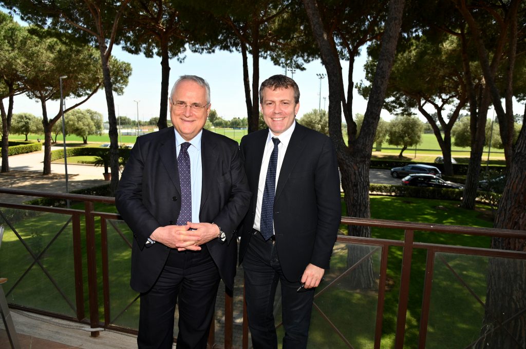 Binance President Visits SS Lazio Training Center