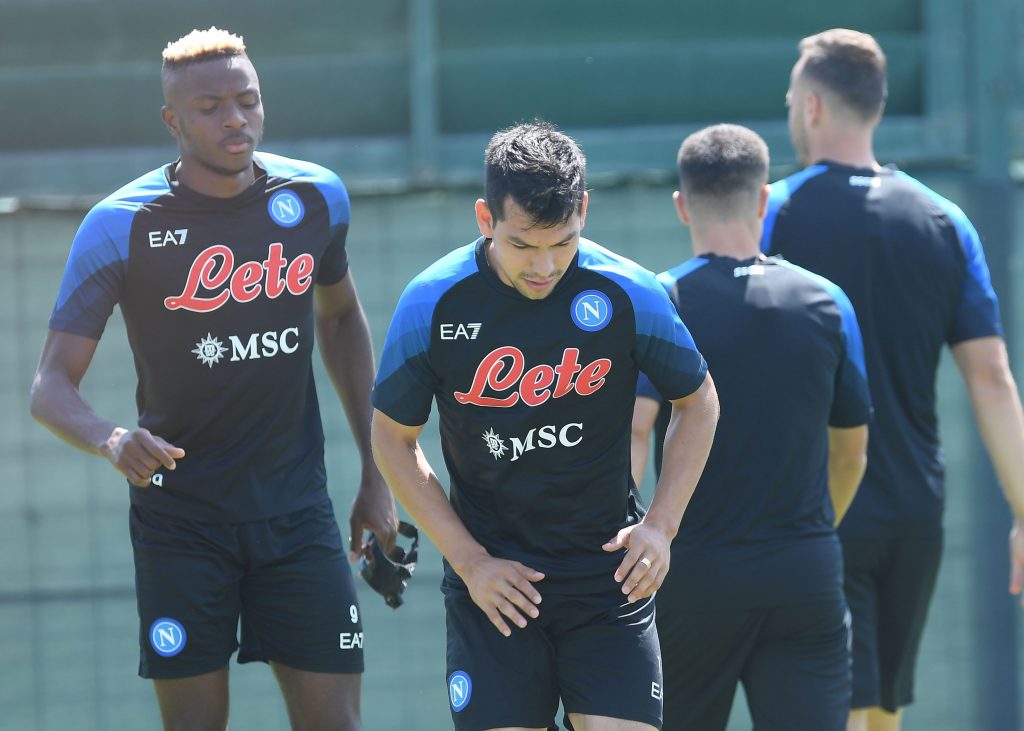 SSC Napoli Training Session &amp; Press Conference