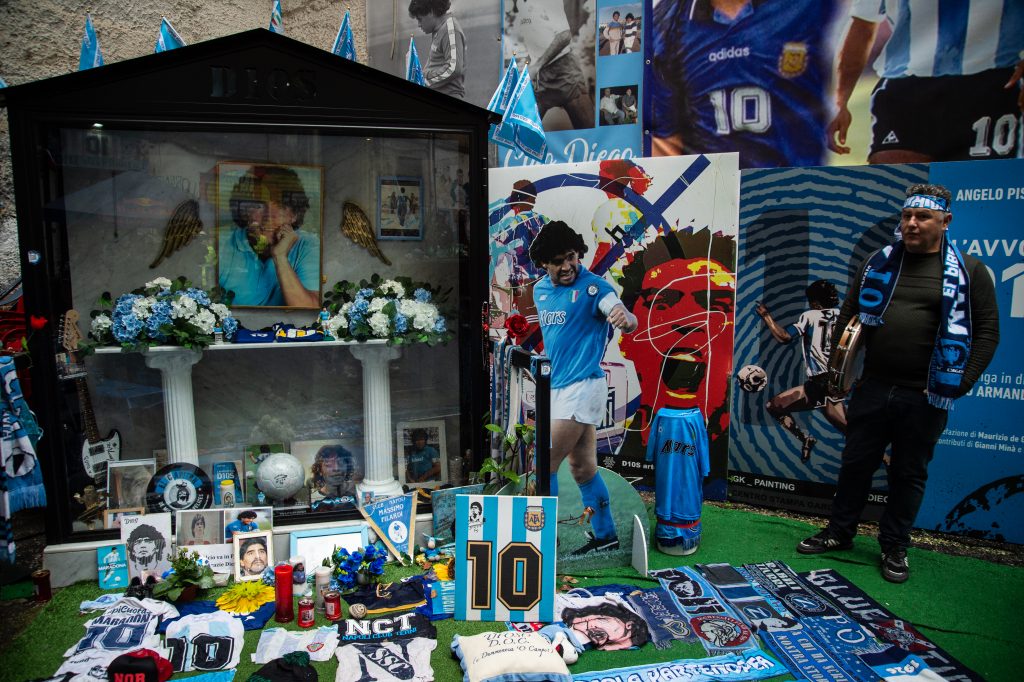 Naples Pays Tribute To Football Star Maradona On One-Year Death Anniversary