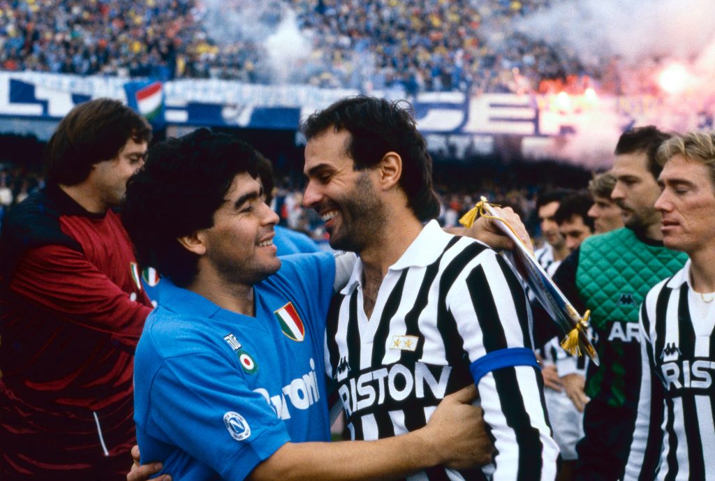 maradona agnelli juventus