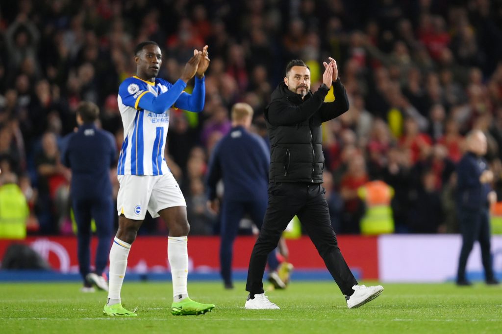 Brighton &amp; Hove Albion v Nottingham Forest - de zerbi