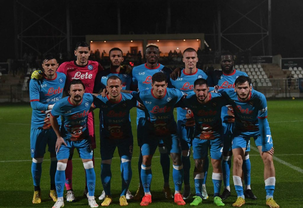 napoli lille amichevole
