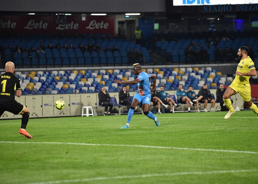 SSC Napoli vs Villarreal CF - osimhen