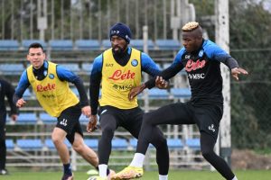 osimhen anguissa lozano allenamento
