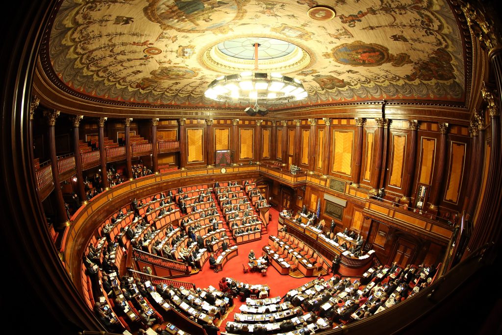 The Italian Senate Votes Over Berlusconi Parliament Expulsion