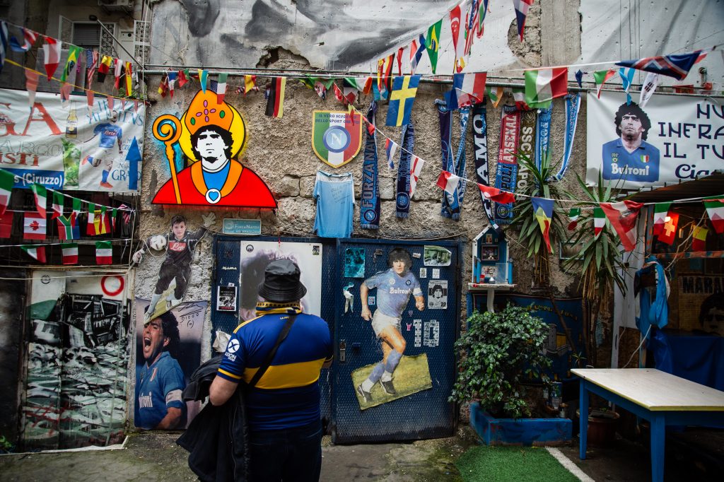 Naples Pays Tribute To Football Star Maradona On One-Year Death Anniversary