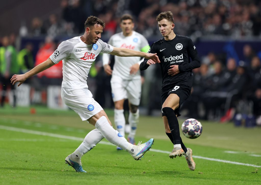 Eintracht Frankfurt v SSC Napoli: Round of 16 Leg One - UEFA Champions League