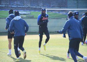 osimhen allenamento napoli