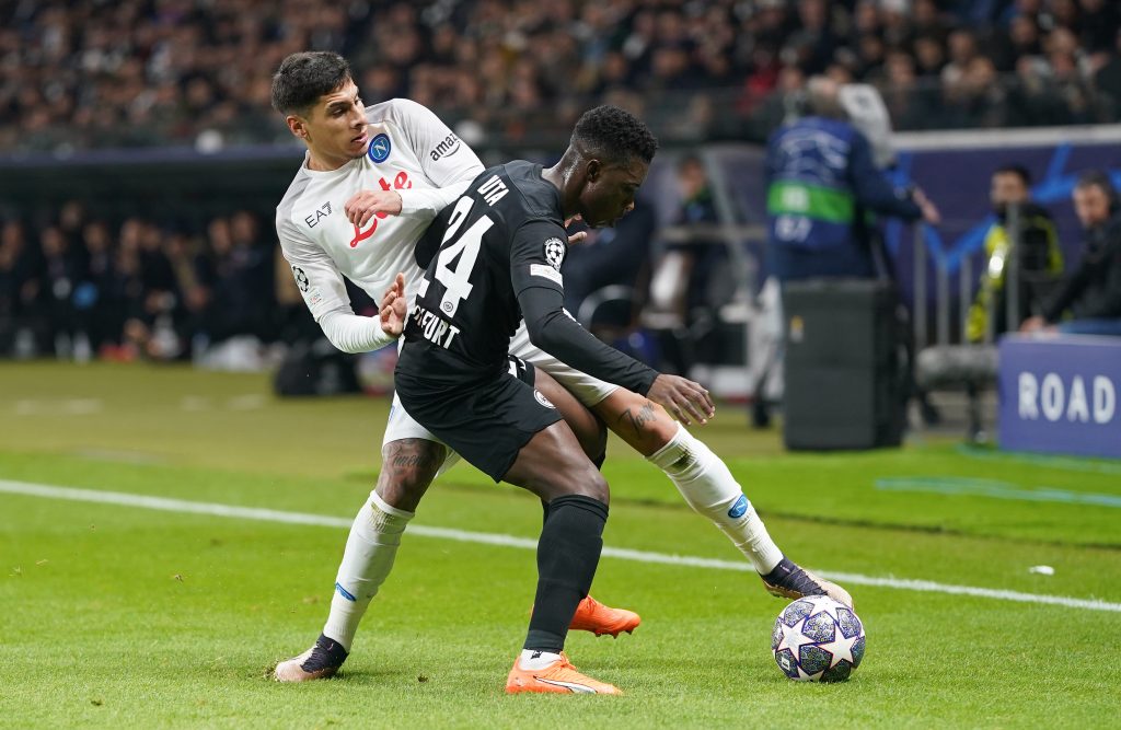 Eintracht Frankfurt v SSC Napoli: Round of 16 Leg One - UEFA Champions League