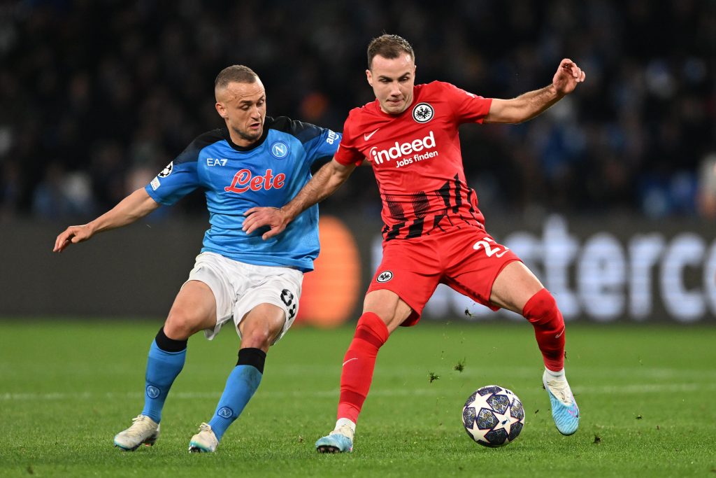 napoli eintrcht precedenti