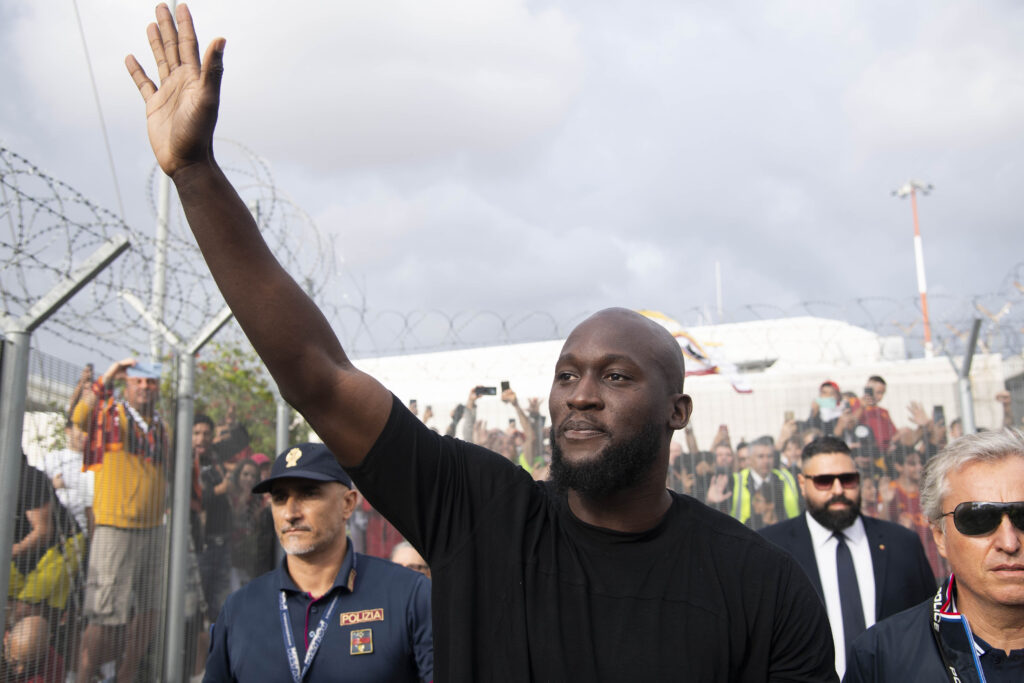 AS Roma New Signing Romelu Lukaku Arrives In Rome
