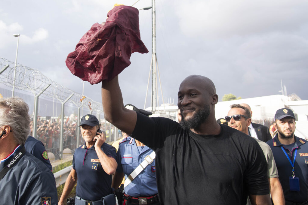 AS Roma New Signing Romelu Lukaku Arrives In Rome