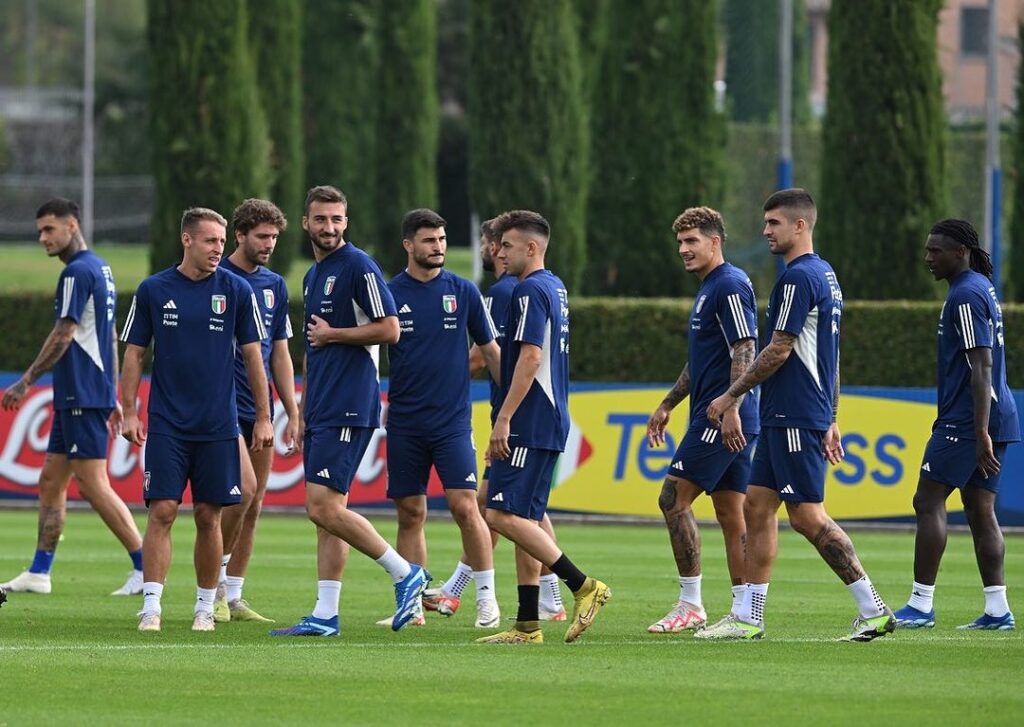 Gli azzurri si preparano per il match contro Malta a Bari
