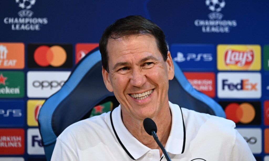 SSC Napoli Training Session And Press Conference - UEFA Champions League 2023/24