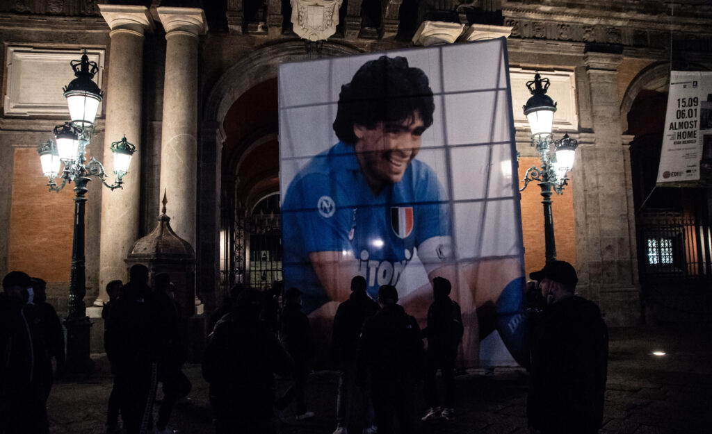 Diego Armando Maradona Death Mourning In Naples
