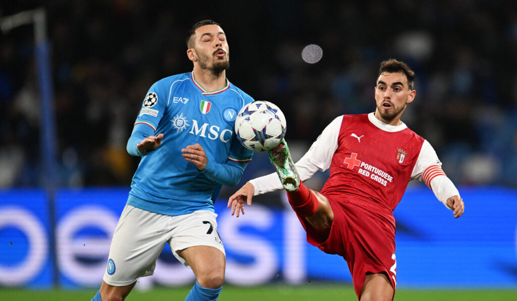 SSC Napoli v SC Braga: Group C - UEFA Champions League 2023/24