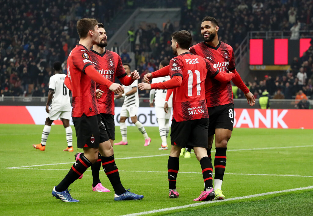 AC Milan v Stade Rennais FC: Playoff First Leg - UEFA Europa League 2023/24