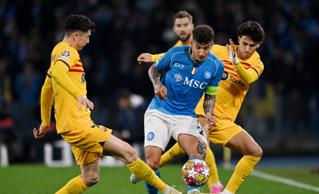 SSC Napoli v FC Barcelona: Round of 16 First Leg - UEFA Champions League 2023/24