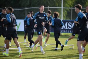 Il Napoli si prepara in vista del Genoa: gli scatti dell'allenamento