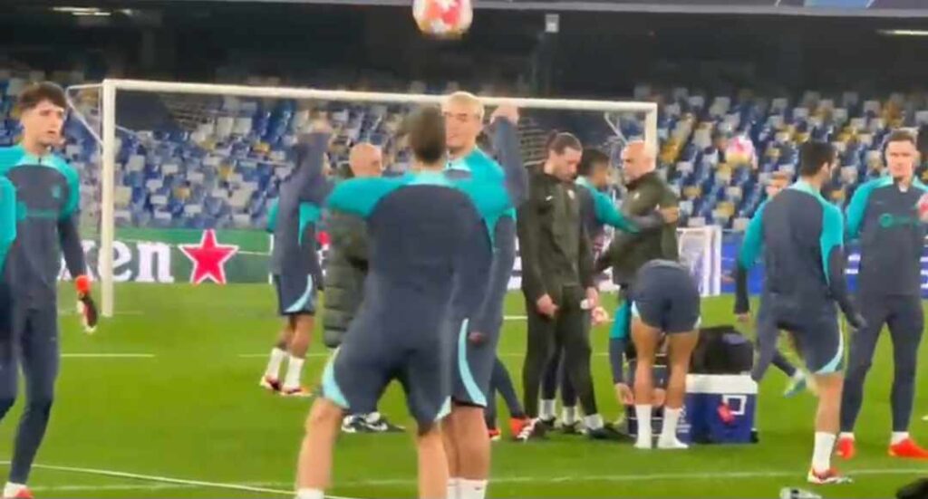Barcellona allenamento