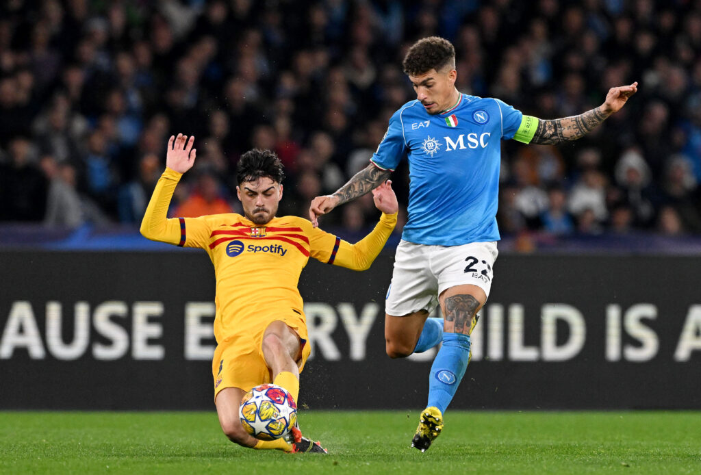 SSC Napoli v FC Barcelona: Round of 16 First Leg - UEFA Champions League 2023/24