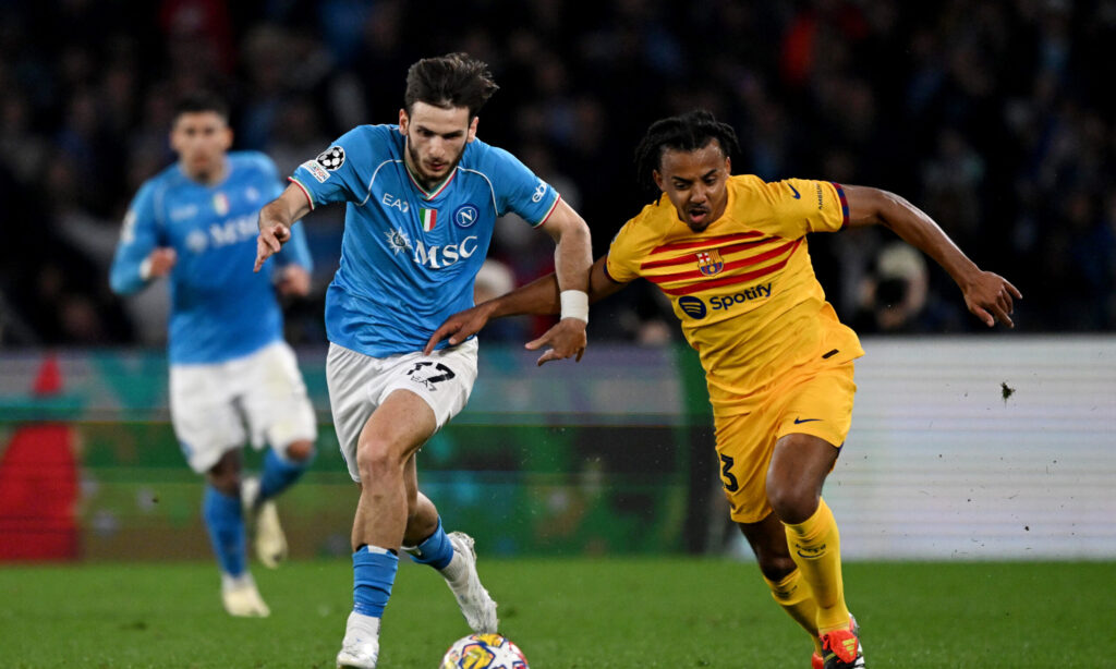 SSC Napoli v FC Barcelona: Round of 16 First Leg - UEFA Champions League 2023/24