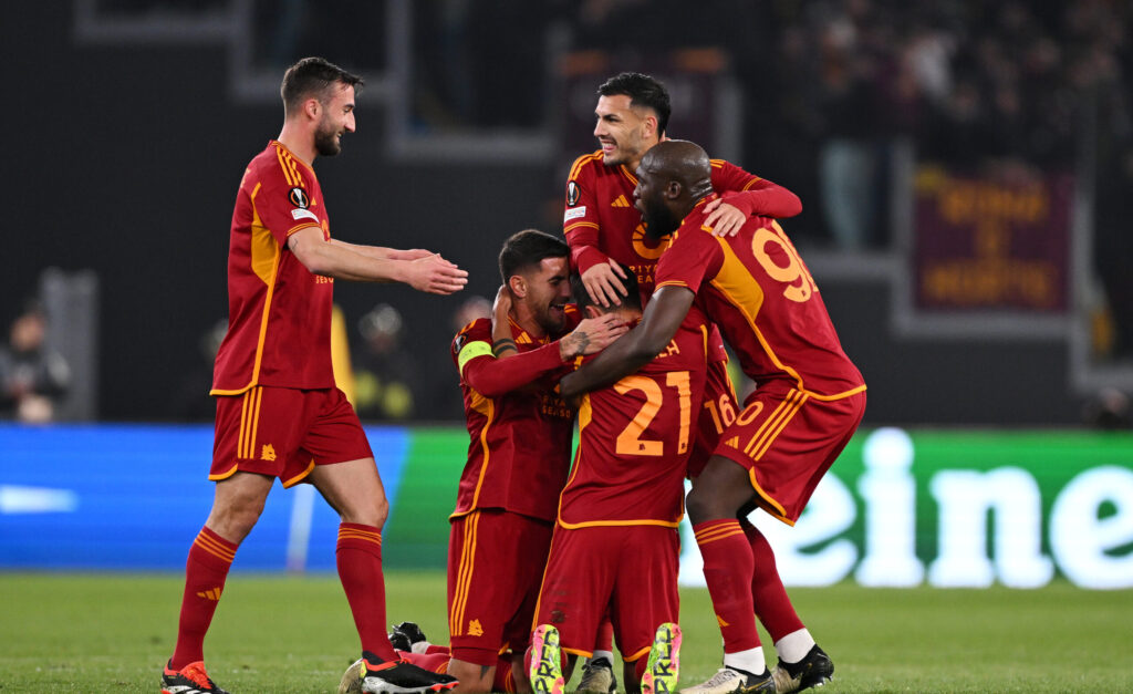 AS Roma v Brighton &amp; Hove Albion: Round of 16 First Leg - UEFA Europa League 2023/24