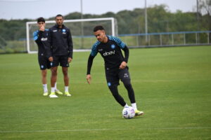 l Napoli si prepara per il match contro l'Atalanta