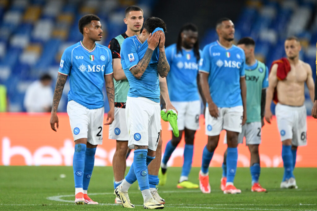 Le immagini di Napoli-Roma 2-2