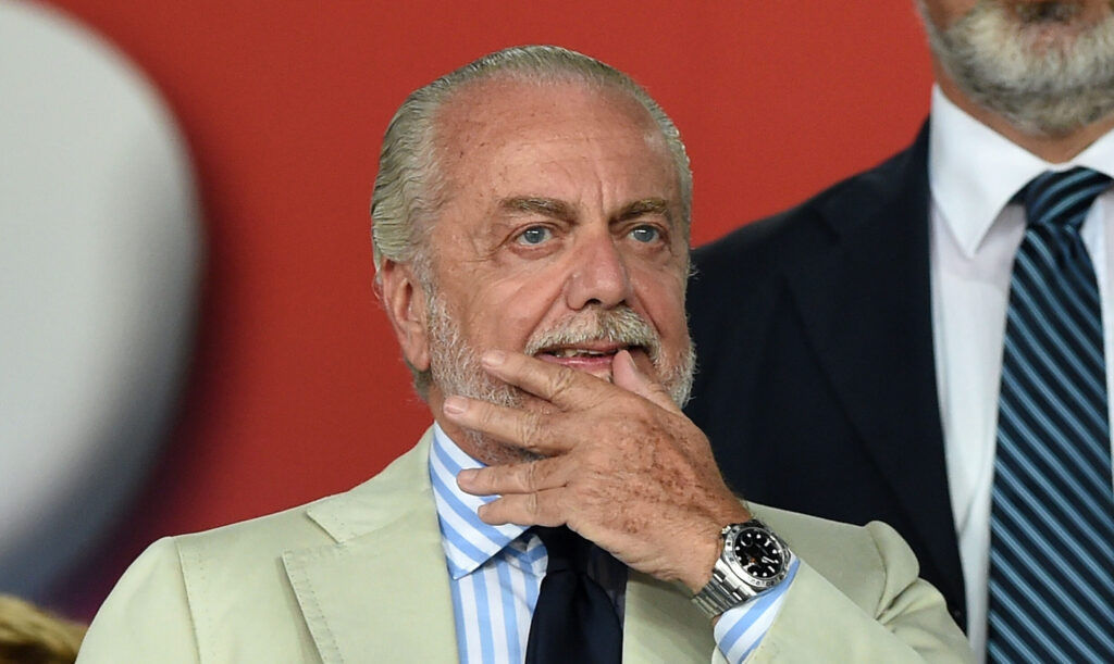 de laurentiis ha un'idea per la festa scudetto