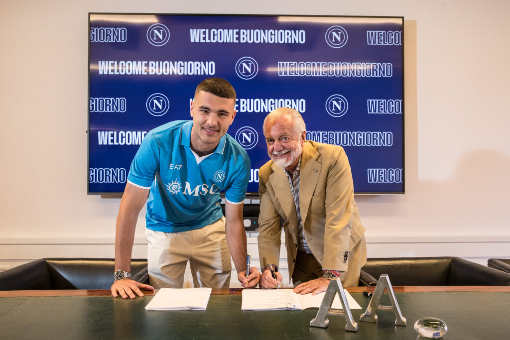 SSC Napoli Unveil New Signing Alessandro Buongiorno