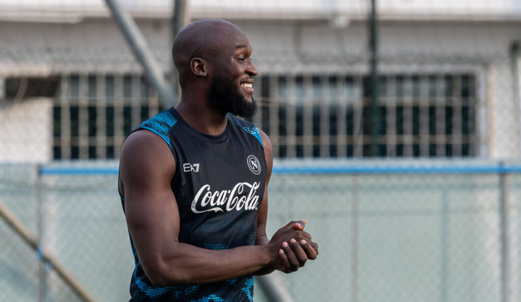 SSC Napoli Unveil New Signing Romelu Lukaku