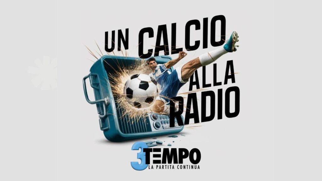 un calcio alla radio