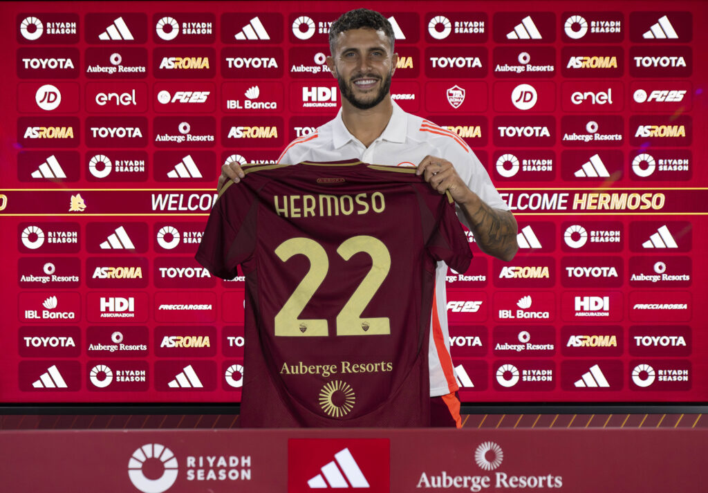 AS Roma Unveil New Signing Mario Hermoso