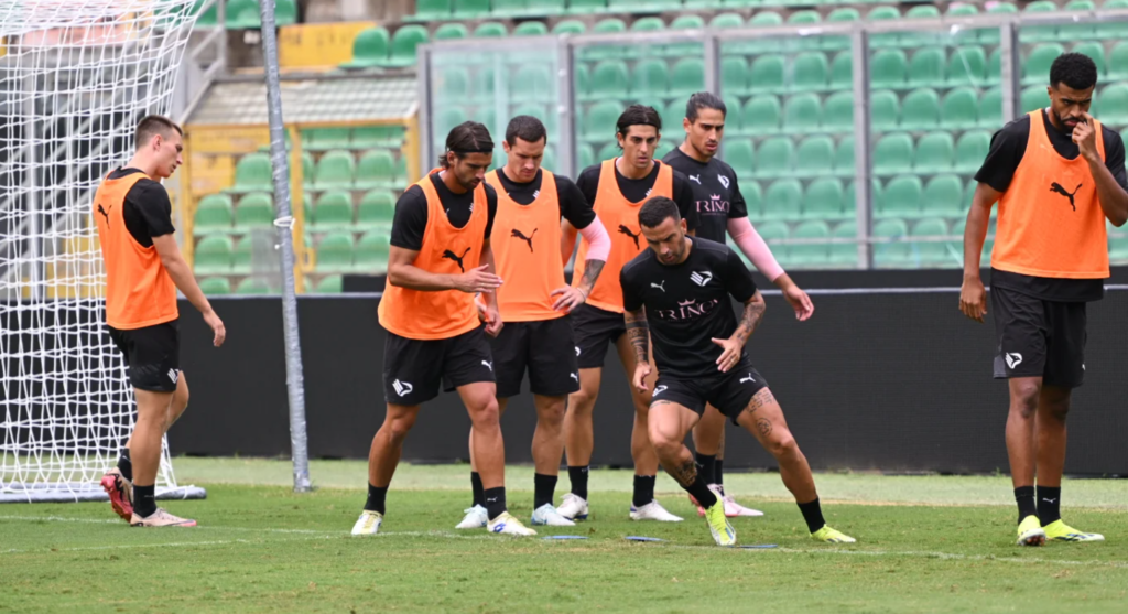 palermo allenamento