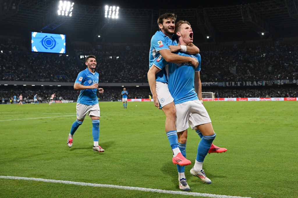 SSC Napoli v Palermo - Coppa Italia