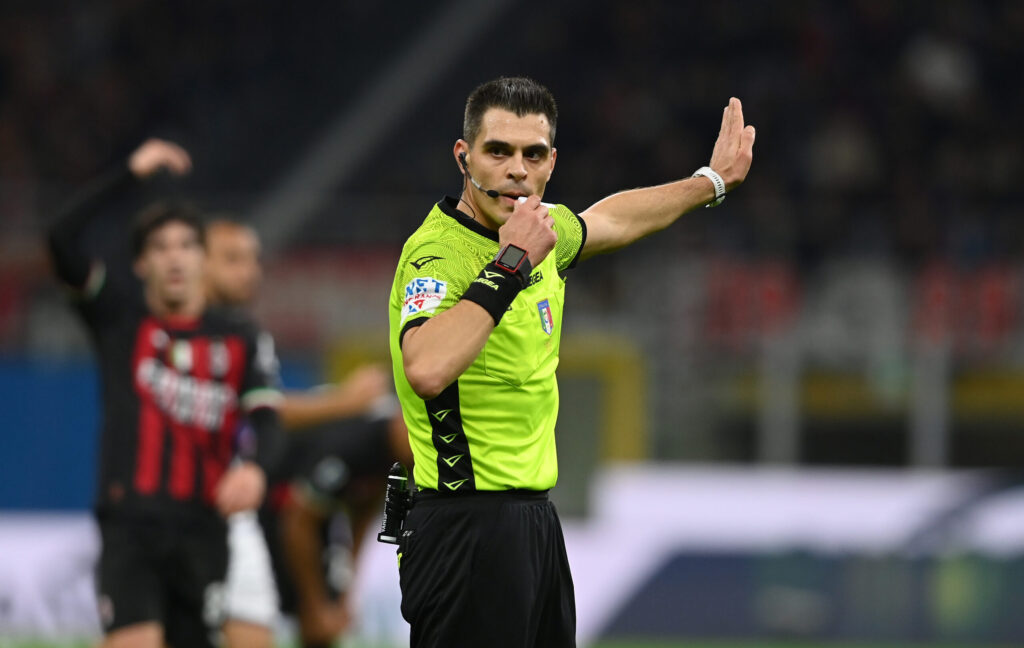 Arbitri Serie A 34 giornata Sozza Milan Juventus Doveri Napoli 2026