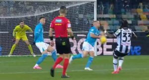 Lobotka rigore Udinese
