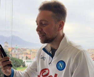 Tifoso spagnolo Napoli