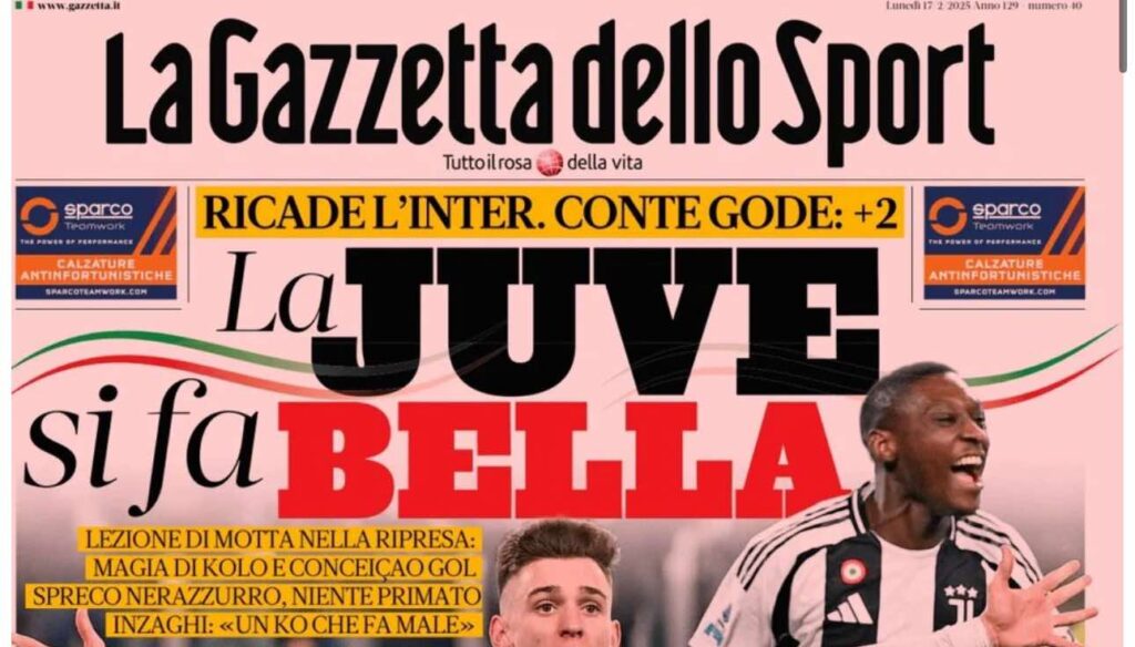 PRIMA PAGINA GAZZETTA DELLO SPORT OGGI: “Inzaghi al rinnovo, ci metto la firma”