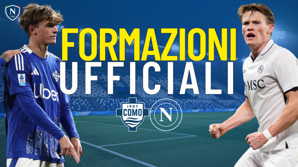 como napoli formazioni ufficiali