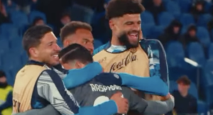 lazio napoli esultanza